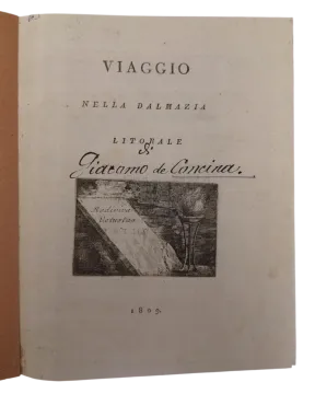 199. Giacomo de Concina: Viaggio nella Dalmazia litorale