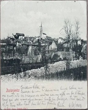 056. Stara razglednica: Kostanjevica na Krasu 1902.