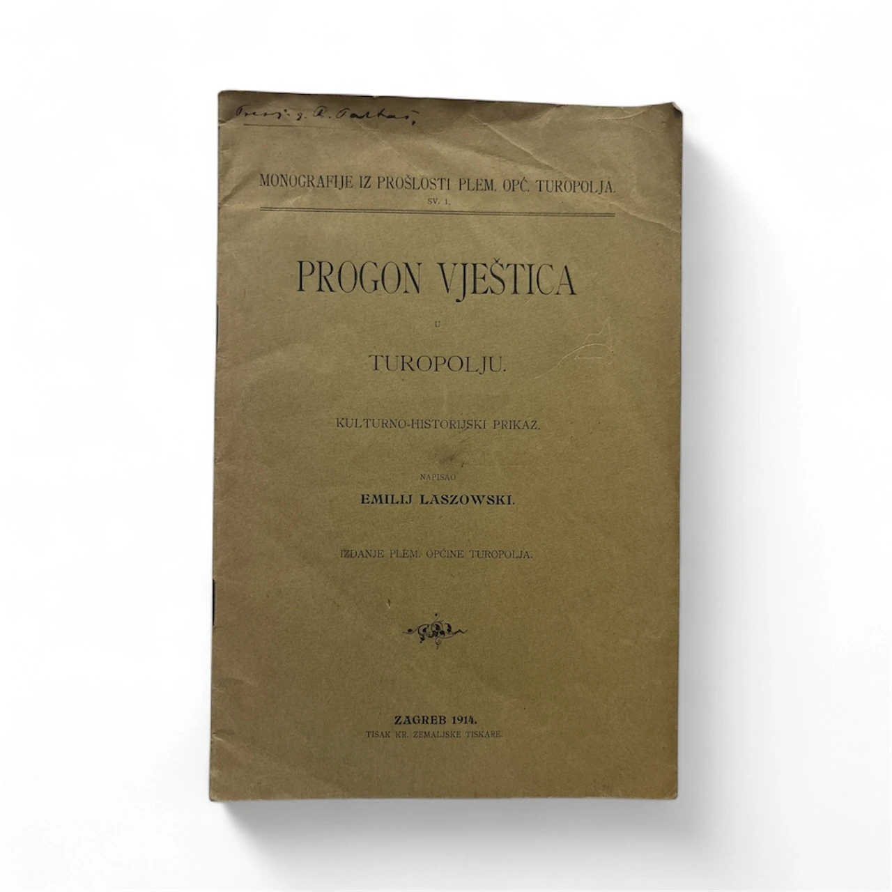 022. Emilij Laszowski: Progon vještica u Turopolju