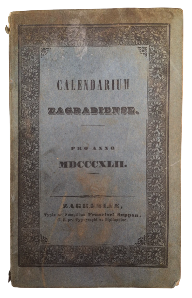118. Calendarium zagrabiense pro anno MDCCCXLII