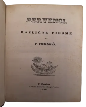 136. Petar Preradović, Ivan Kukuljević Sakcinski: Pervenci / Pesme / Juran i Sofija ili Turci kod Siska