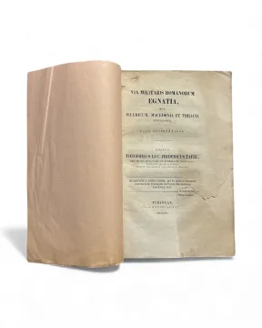 061. Via Militaris Romanorum Egnatia, qua Illyricum, Macedonia et Thracia iungebantur. Pars Occidentalis 1842.