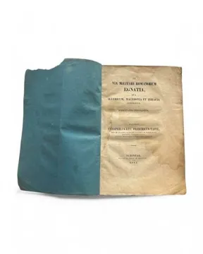 064. De via militari Romanorum Egnatia, qua Illyricum, Macedonia et Thracia iungebantur