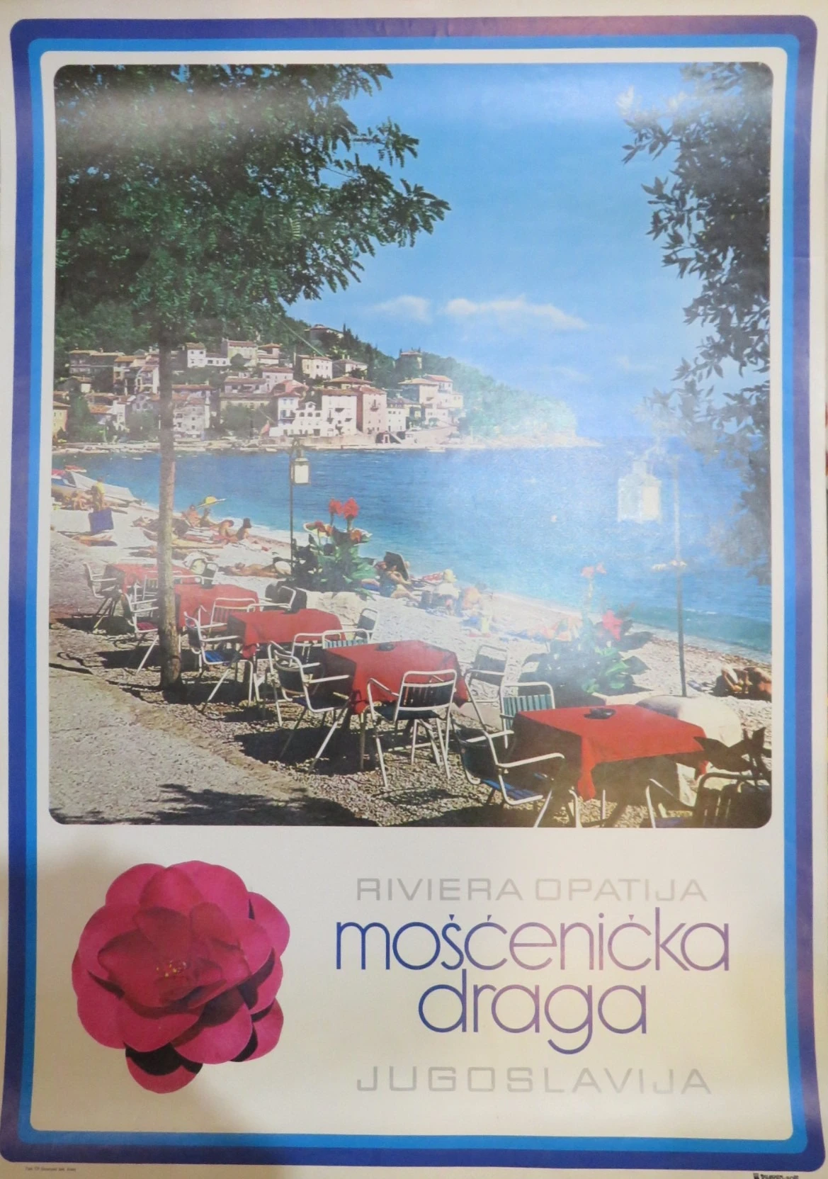 193. Plakat - Riviera Opatija, Mošćenička Draga, Jugoslavija