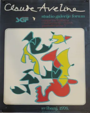 195. Plakat - Ivica Stančin: Claude Aveline