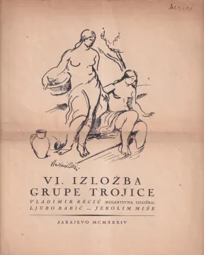 26. VI. Izložba grupe trojice – Vladimir Becić, Ljubo Babić, Jerolim Miše