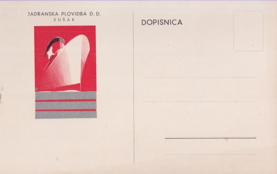 35. Dopisnica - Jadranska plovidba d.d. – Sušak