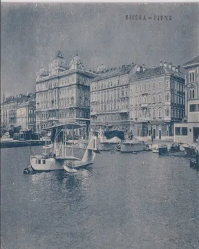 39. Razglednica, Hidroavion u bazi za hidroavione – Adamićev gat