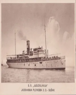 42. Fotografija, S.S. “Jugoslavija”, Jadranska plovidba Sušak