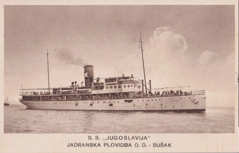 42. Fotografija, S.S. “Jugoslavija”, Jadranska plovidba Sušak