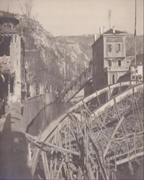 46. Fotografija, Most na Rječini nakon rata, oko 1945. godine