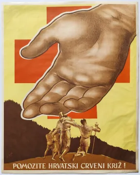 61. Plakat, Pomozite Hrvatski crveni križ!
