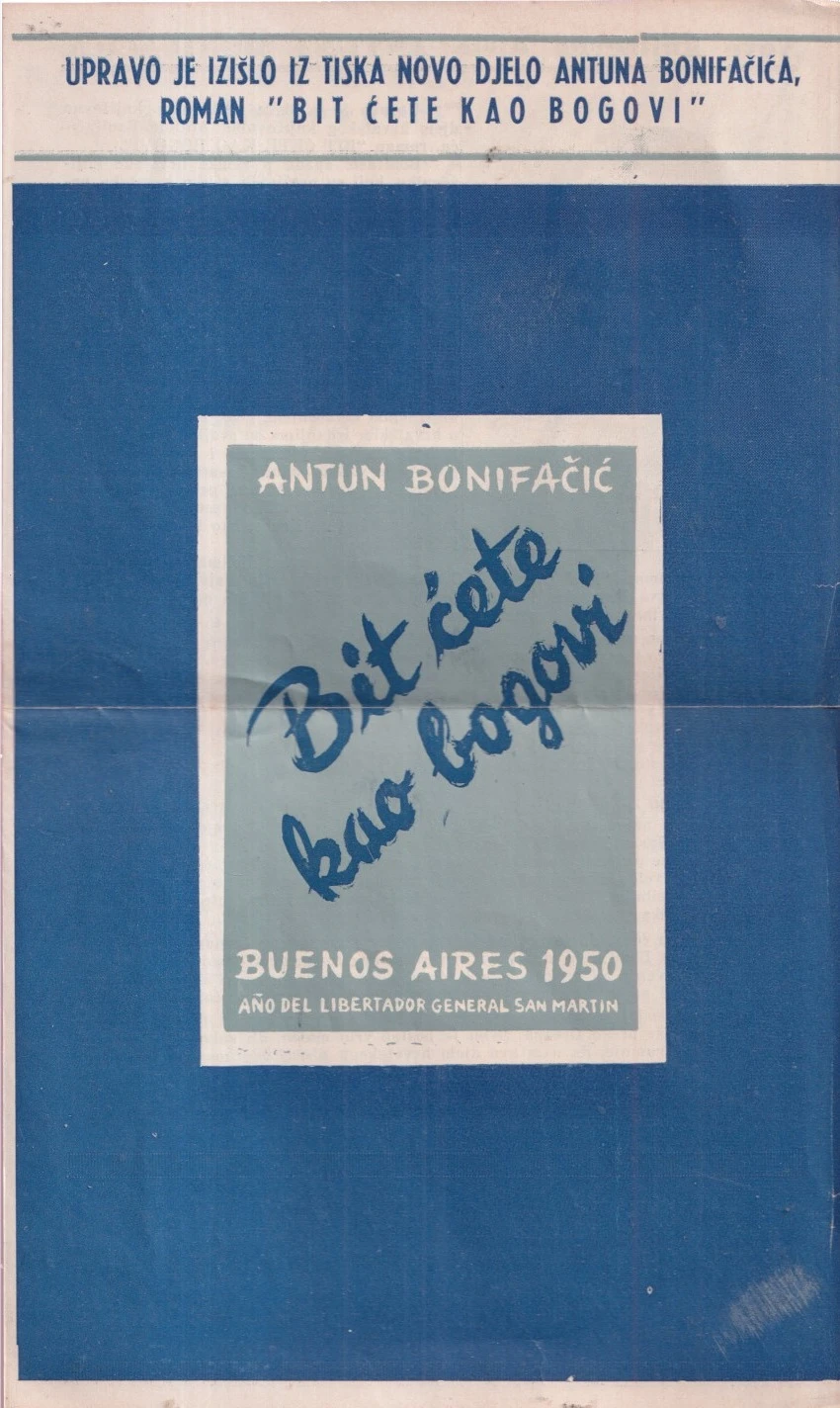 70. Promotivni letak, Bit ćete kao bogovi