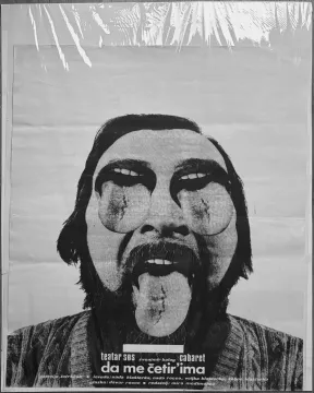 025. Zoran Tišljar – „Da me četir’ima“, Teatar SOS Cabaret – kazališni plakat